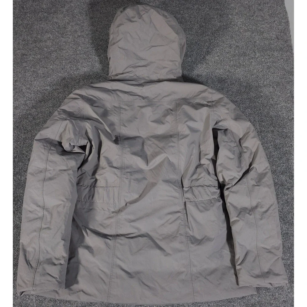 The North Face DryVent‎ Dunagiri Jacket Goose Down Hooded Gray Women's L